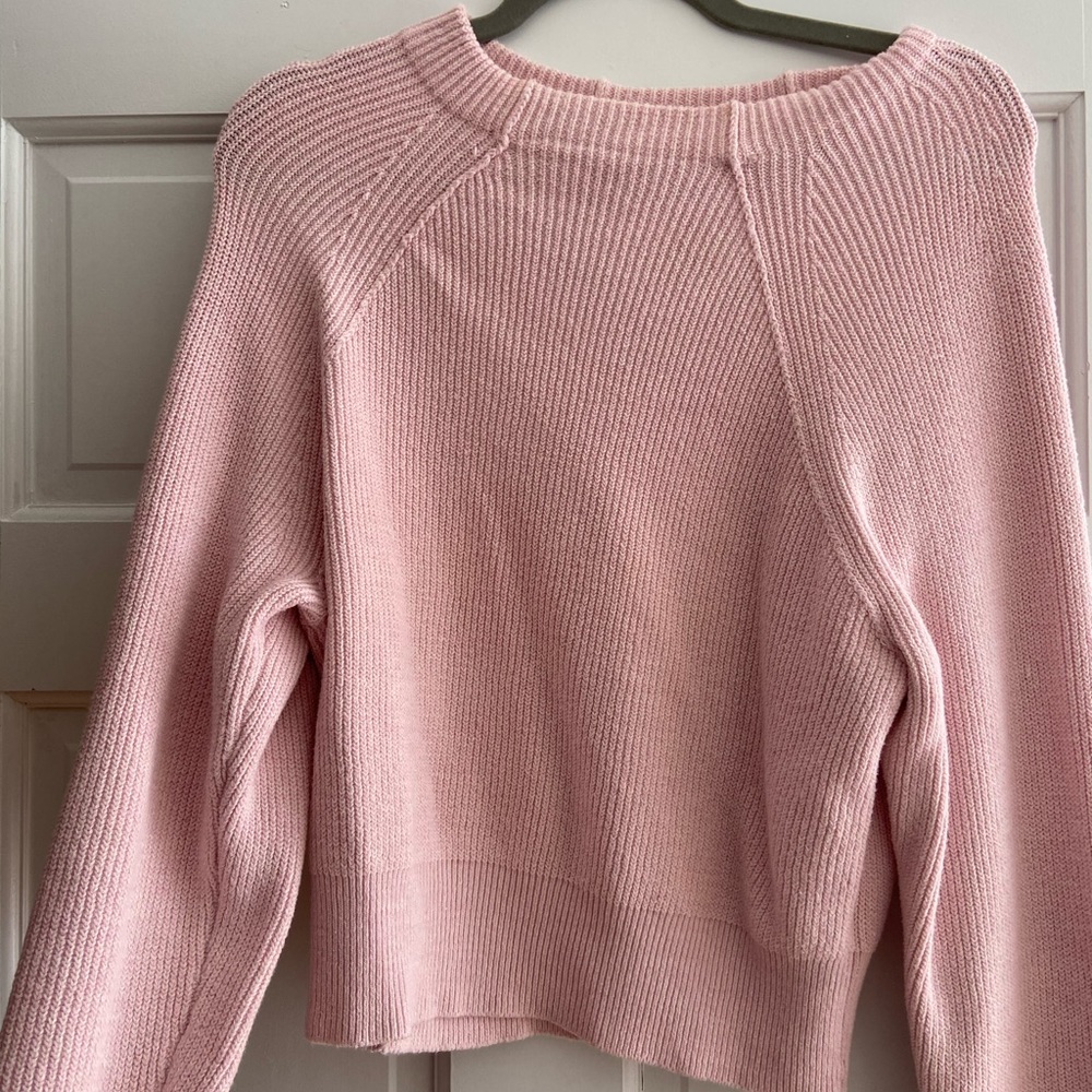 Too Good Pink Knit Pullover Sweater - Picture 4 of 5